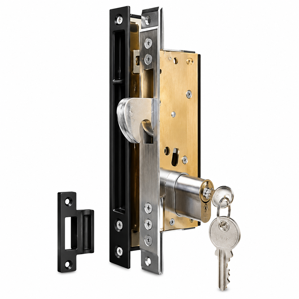 200mm Mortise Hook Lock for Sliding Doors – Heavy Duty Hook Bolt Lock ...